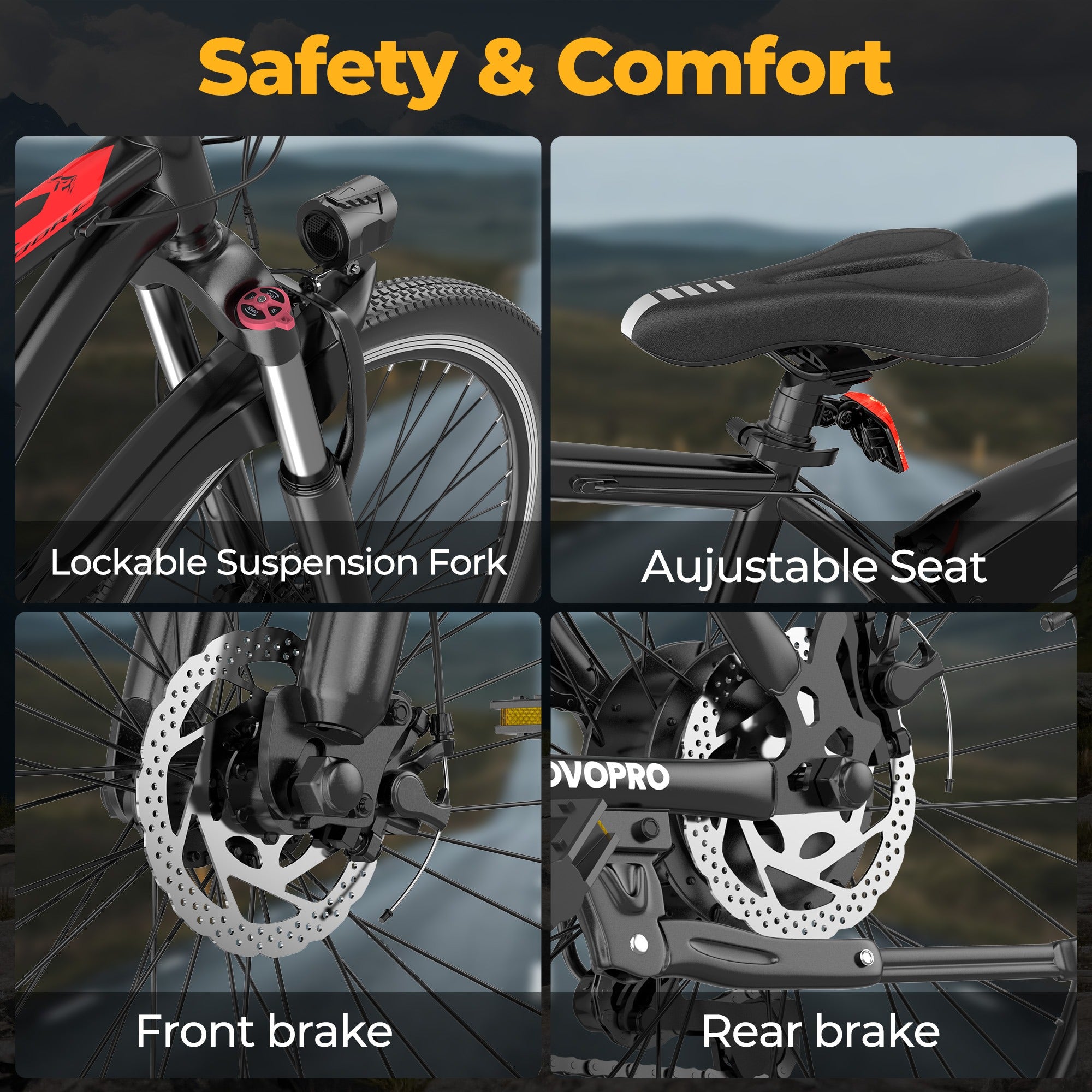 Aovo Pro BK900 Electric Bike 9