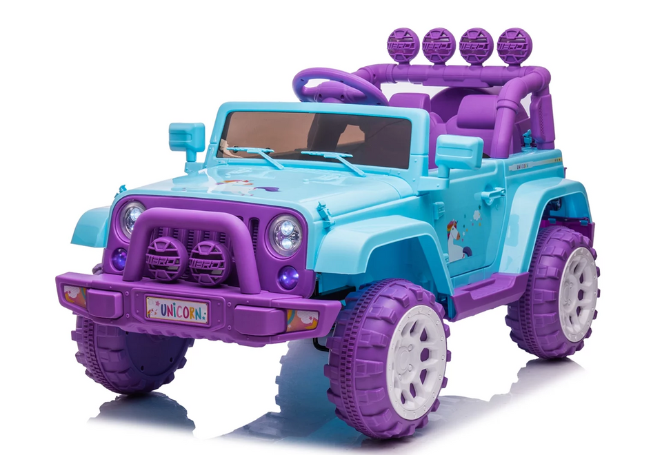 12V Princess Ride-On Jeep (BRD7588) 1