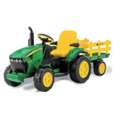 Peg Perego John Deer Ground Force With Trailer