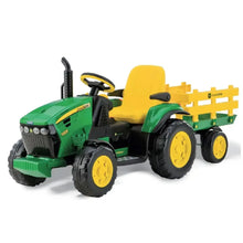 Peg Perego John Deer Ground Force With Trailer