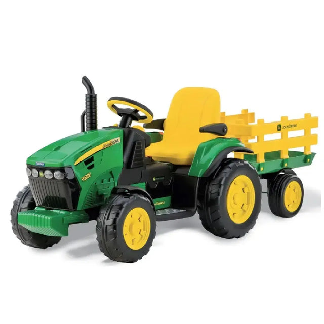 Peg Perego John Deer Ground Force With Trailer