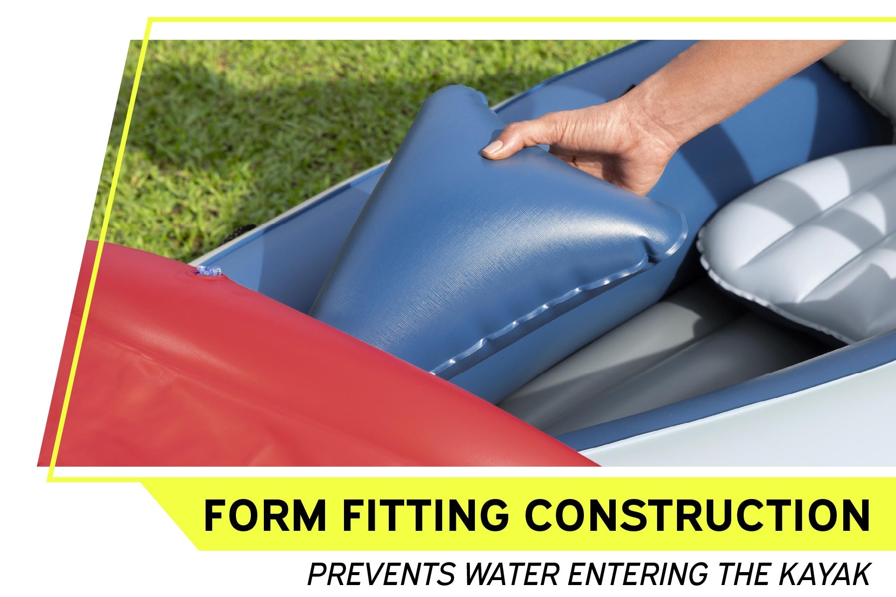 Bestway Hydro-Force Rapid X1 1 Person Inflatable Kayak Set - inflatable kayak lifestyle image