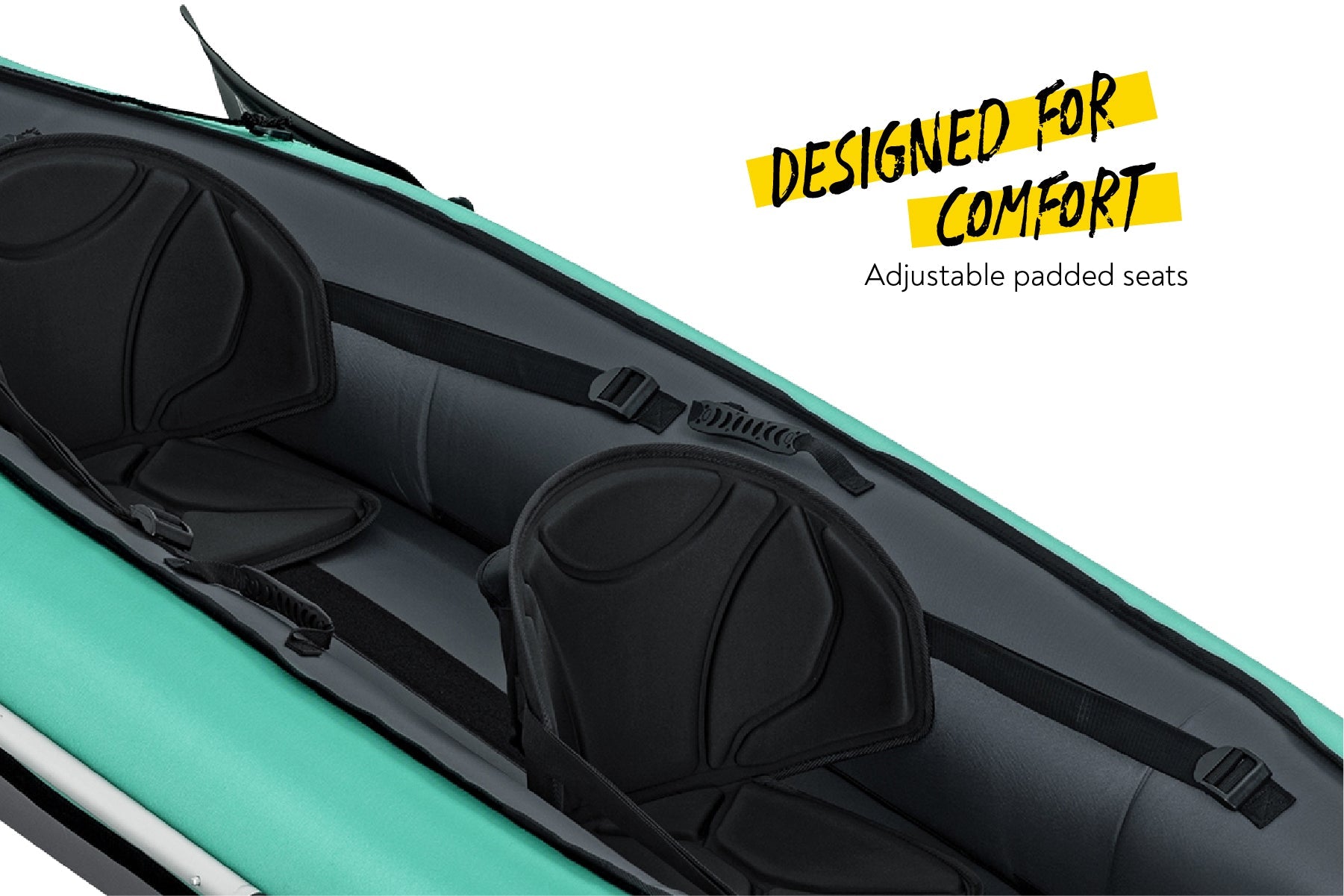 Bestway Hydro-Force Ventura Elite X2 2 Person Inflatable Kayak Set - inflatable kayak lifestyle image