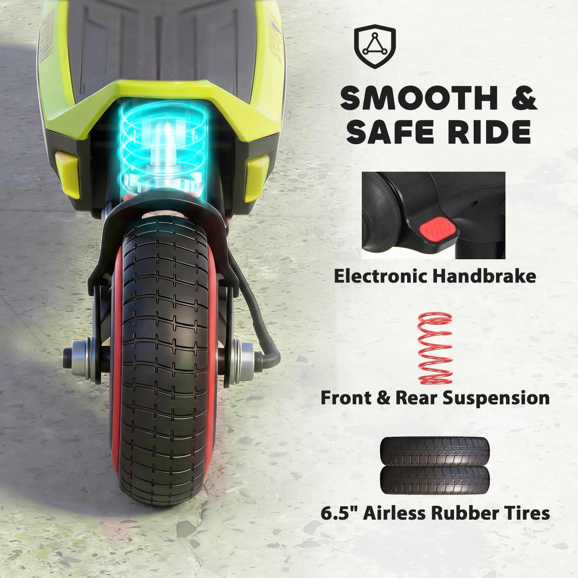 SPORTNOW Kids Foldable Electric Scooter with LED Display