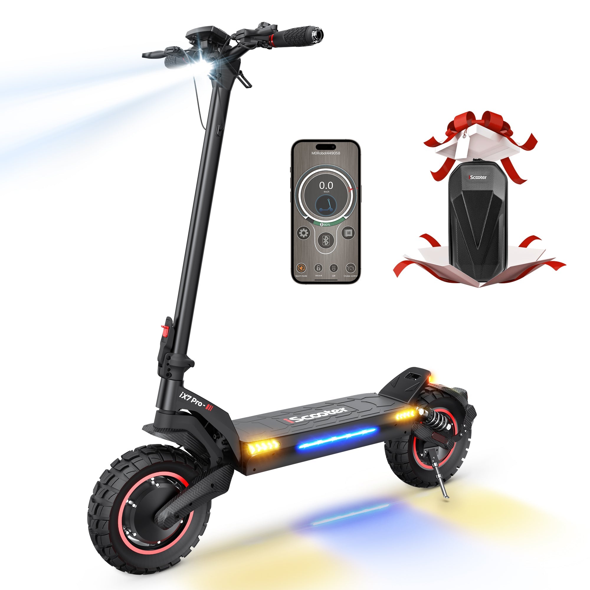iScooter iX7Pro 2000W Off Road Electric Scooter - iX7Pro 2000W