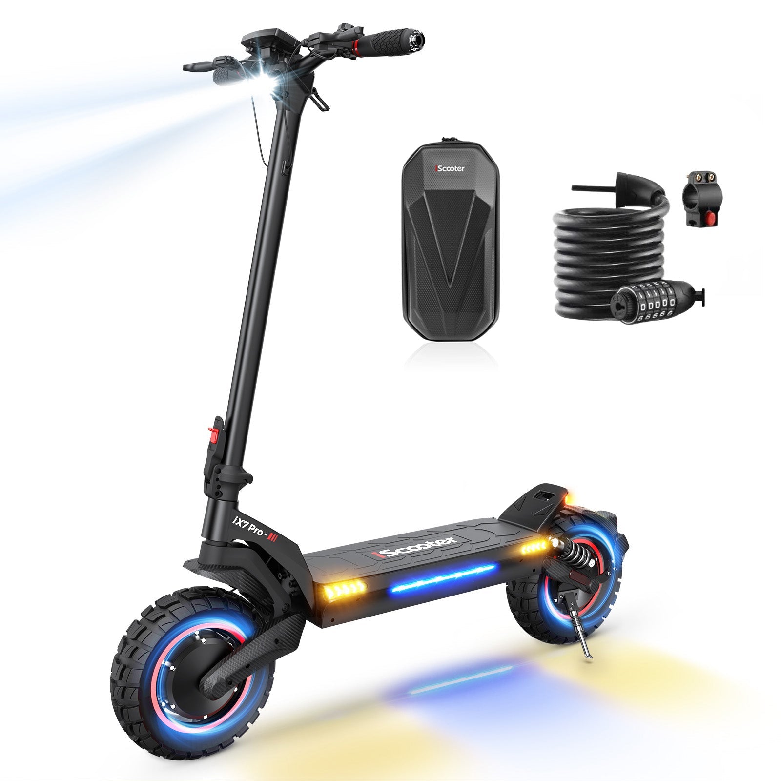 iScooter iX7Pro 2000W Off Road Electric Scooter - iX7Pro with Lock