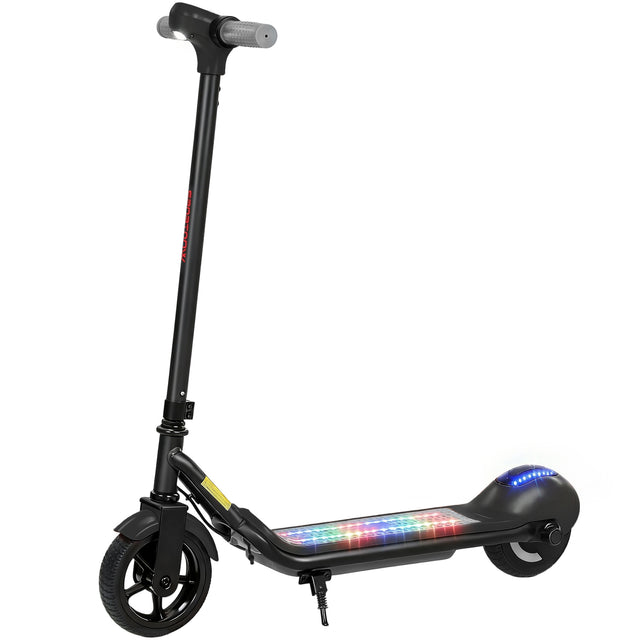 SPORTNOW Kids Electric Scooter with LED Display - Black