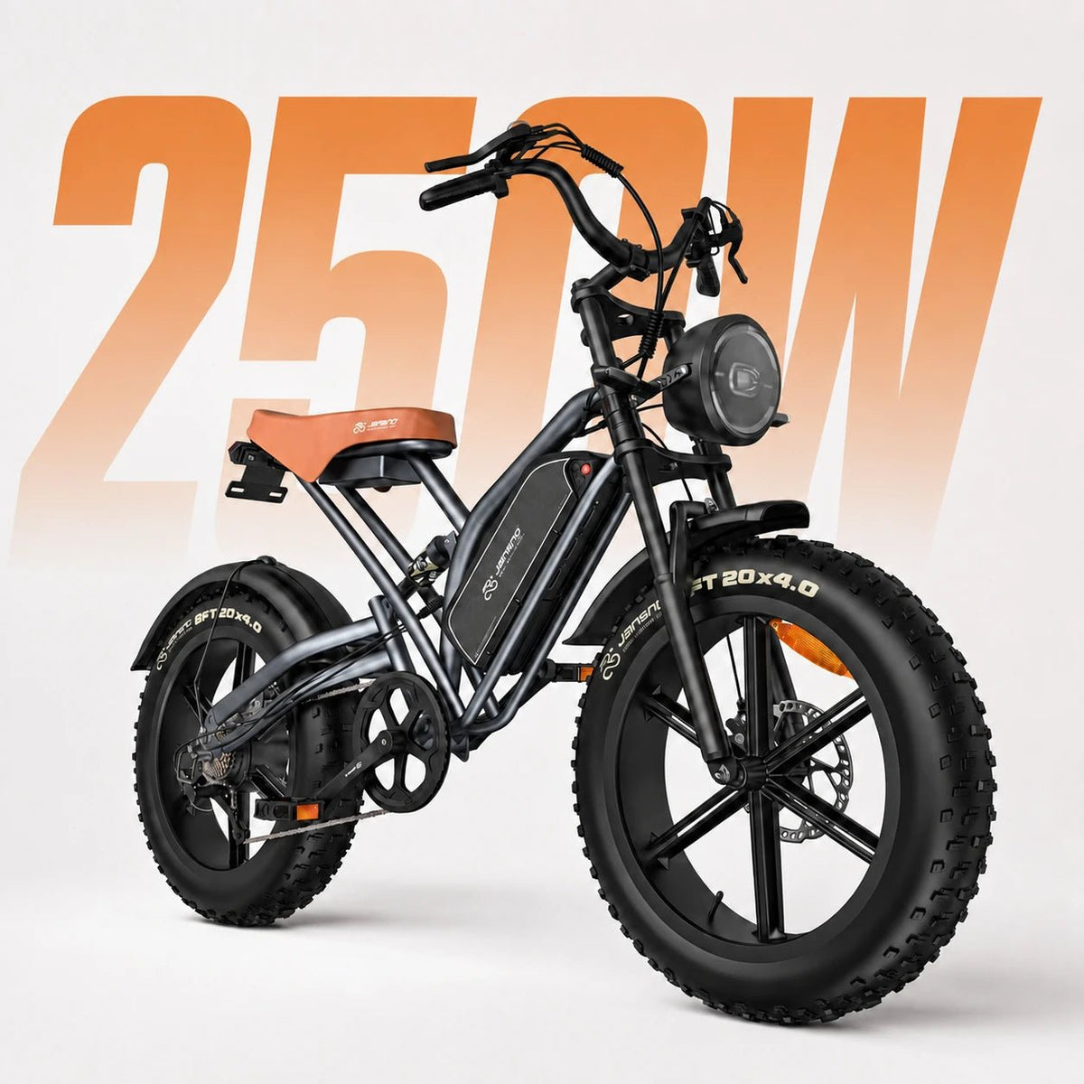 JANSNO X50 Fat Tyre Electric Bike – 250W motor