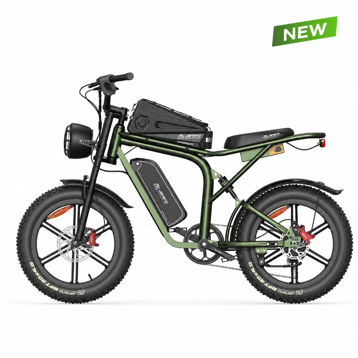 JANSNO X80 Fat Tyre Electric Bike – Hydraulic brake set