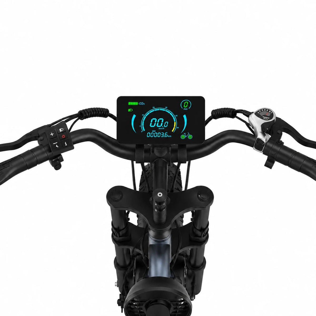 JANSNO X80 Fat Tyre Electric Bike – LCD smart display