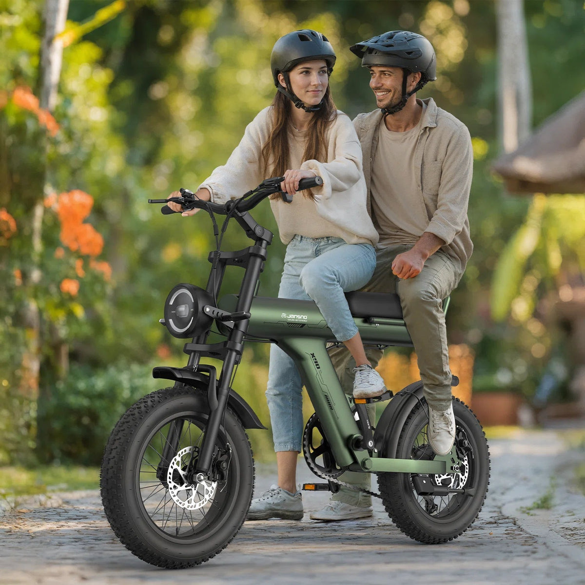 JANSNO X90 Fat Tyre Electric Bike detail