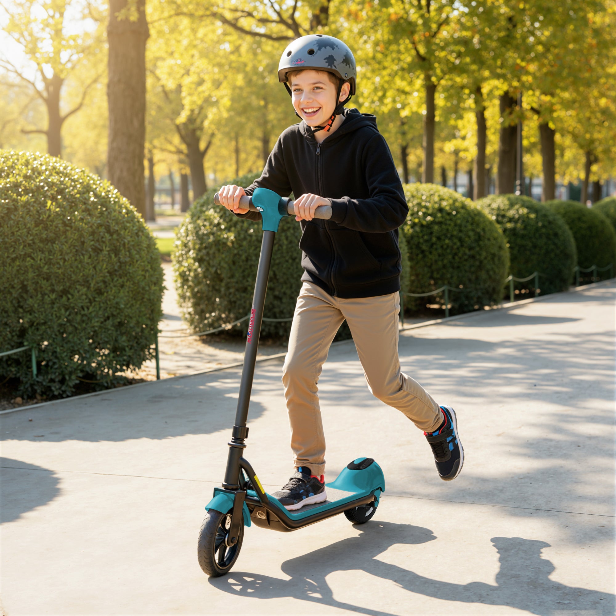 SPORTNOW Kids Electric Scooter with LED Display