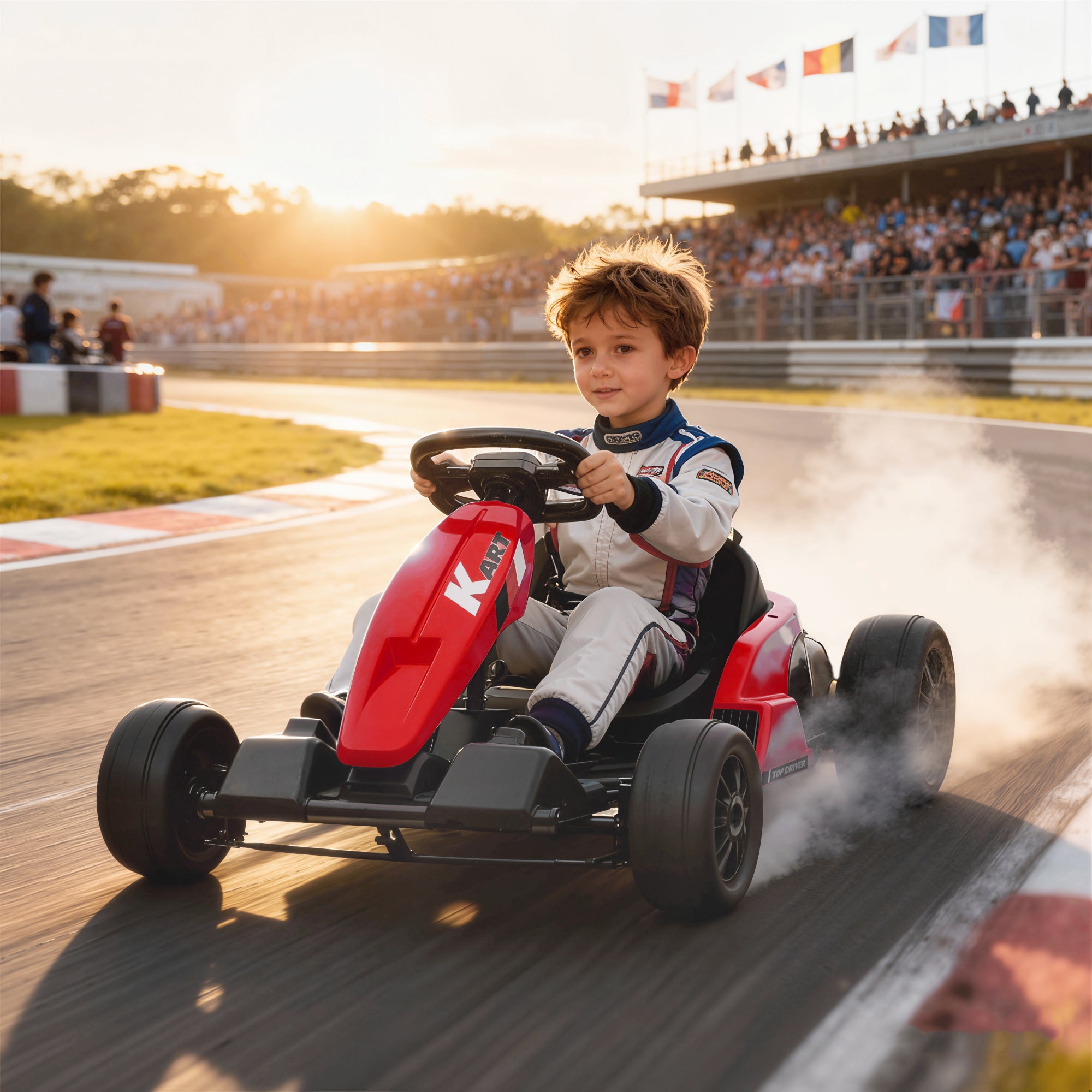 AIYAPLAY 24V Electric Go Kart 5