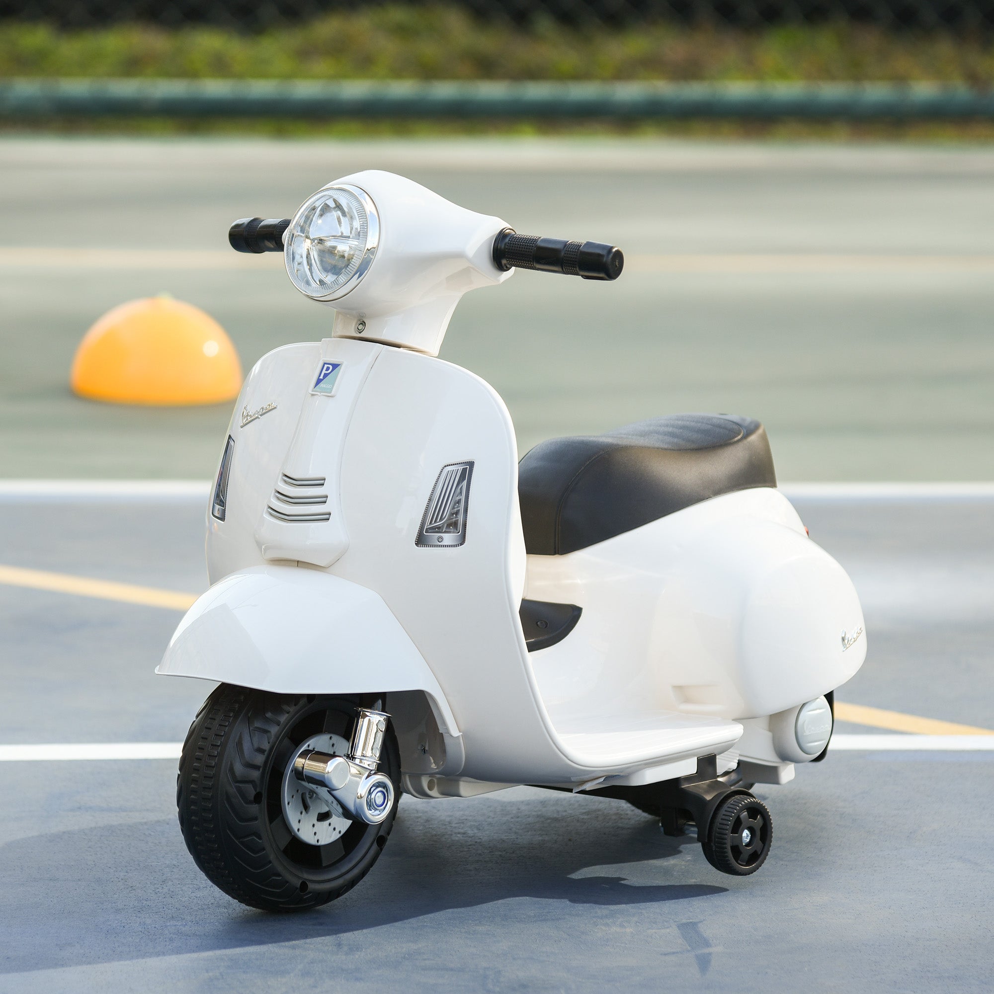 HOMCOM Vespa 6V Kids Electric Motorbike