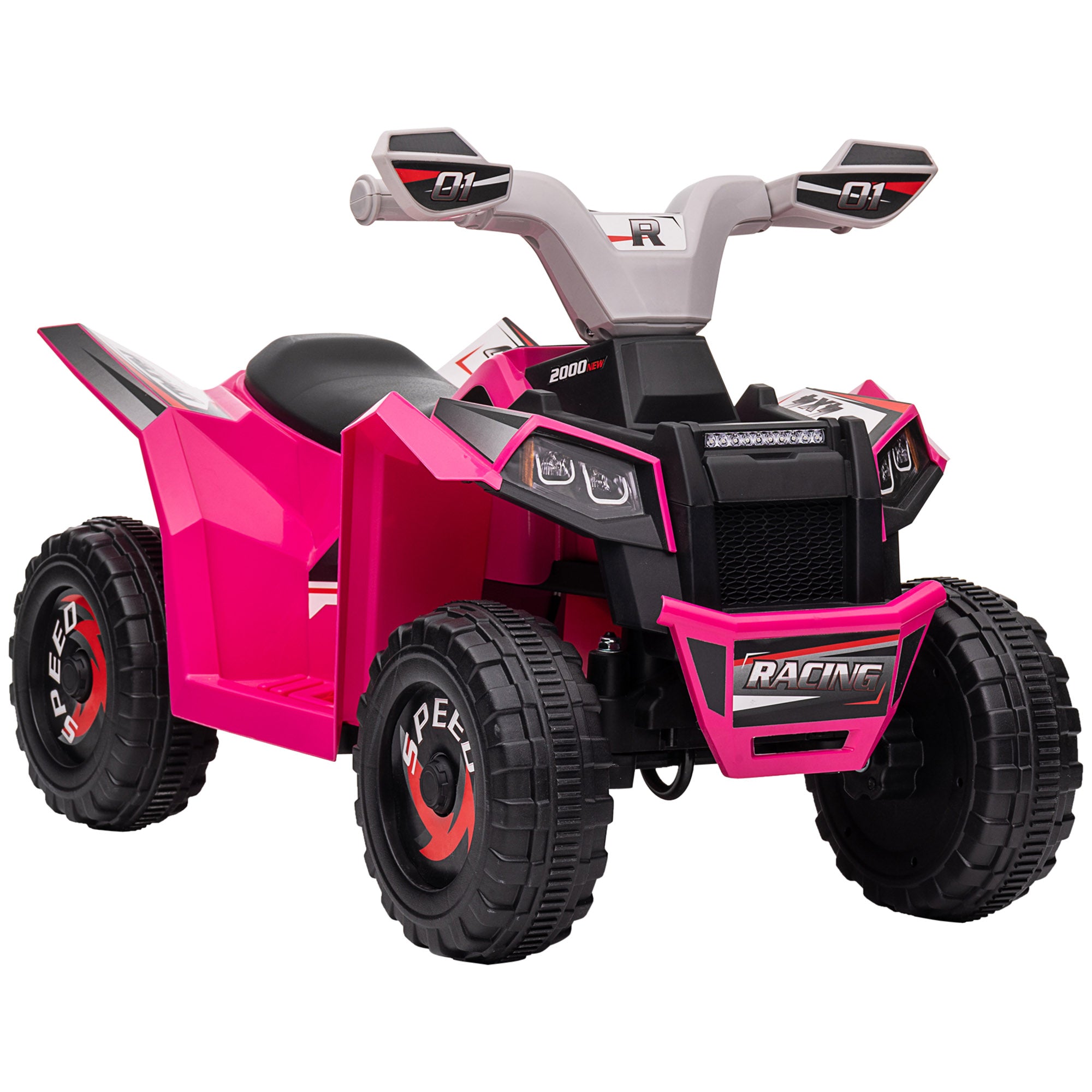 HOMCOM 6V Kids Electric Quad Bike - Blue