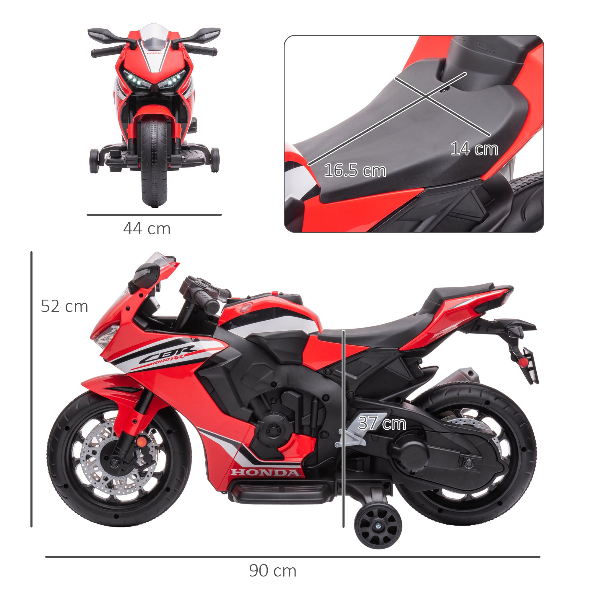 HOMCOM Honda 6V Kids Electric Motorbike