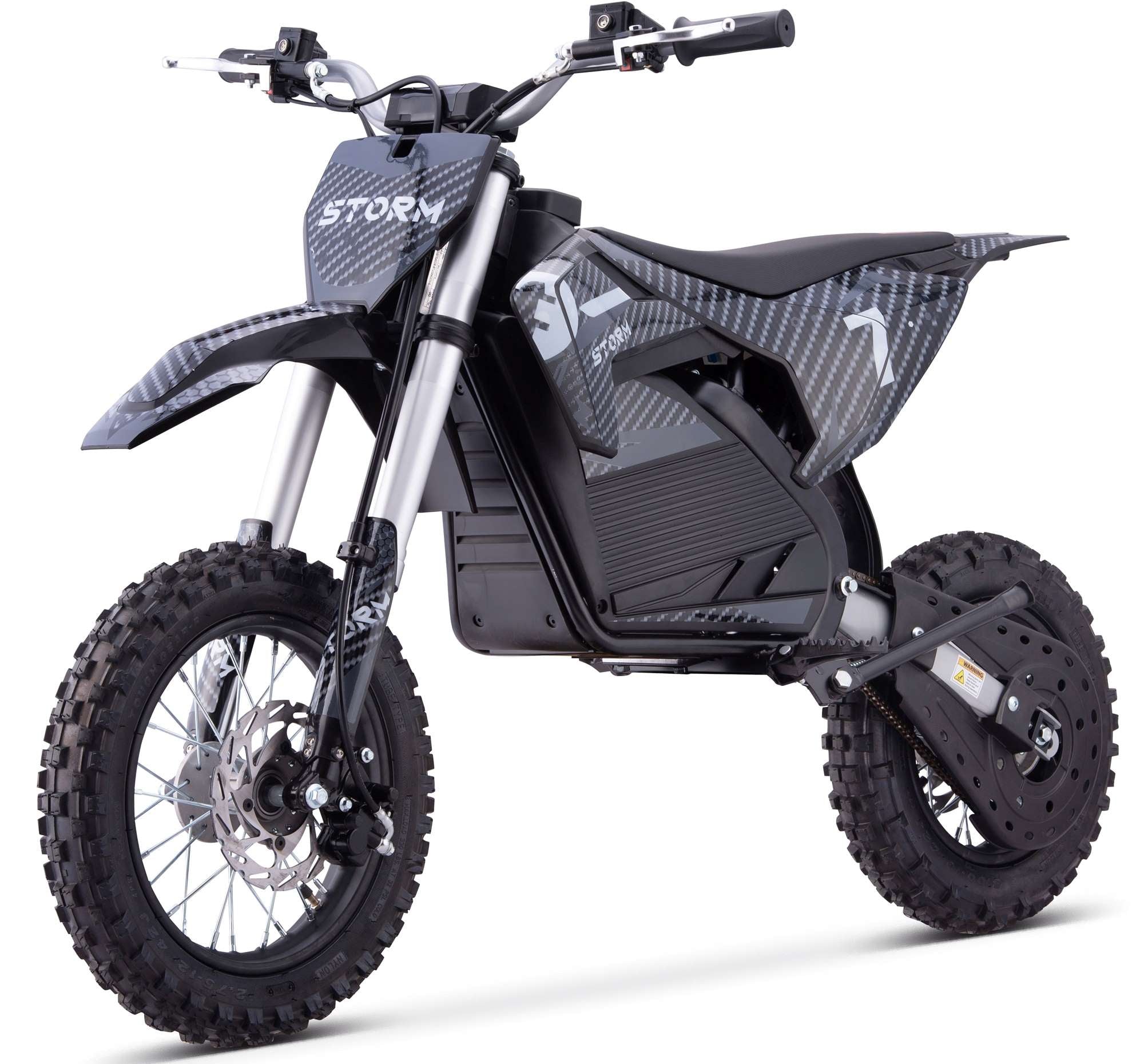 Storm 1200W Electric Dirt Bike - Grey