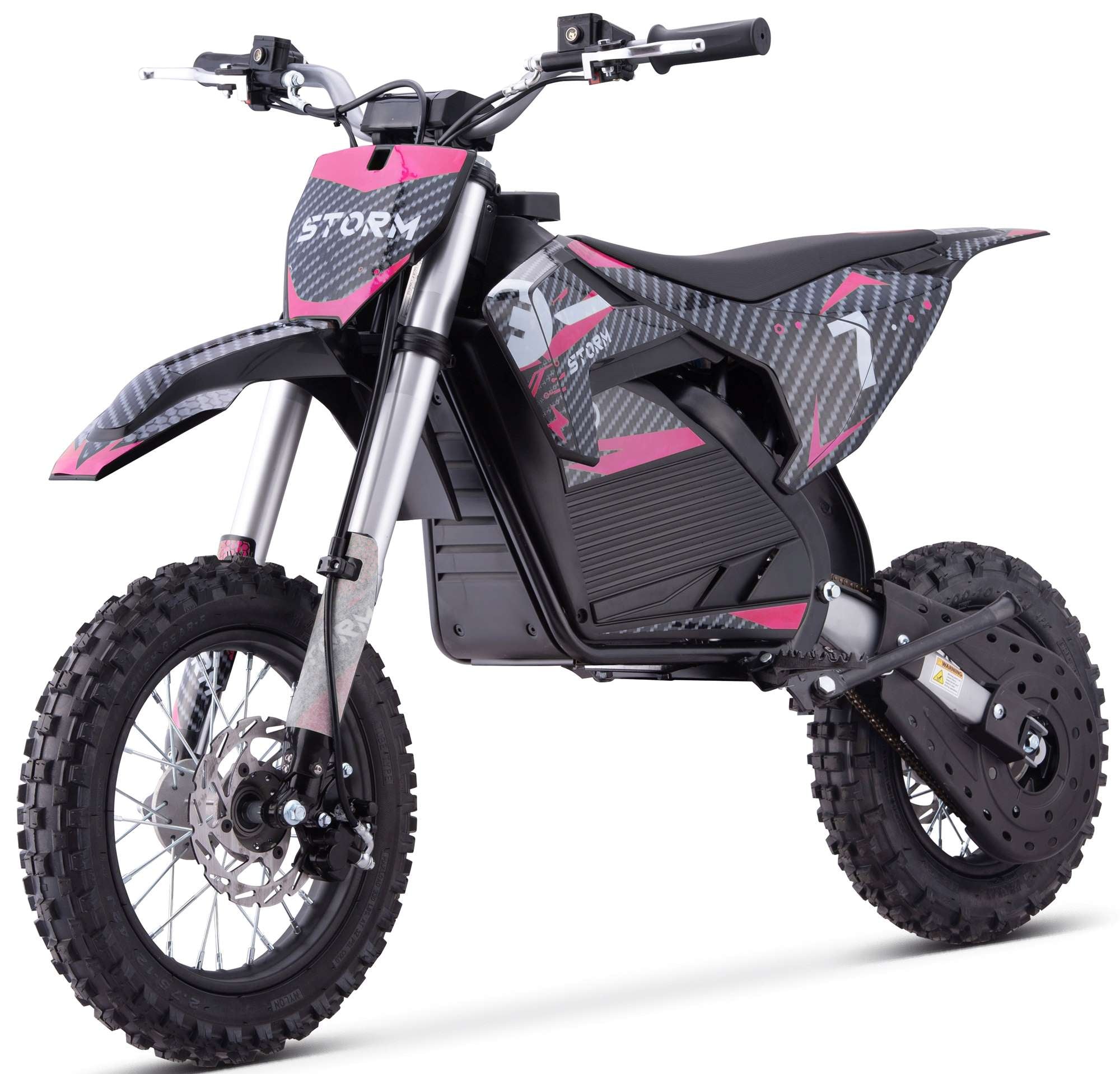 Storm 1200W Electric Dirt Bike - Pink