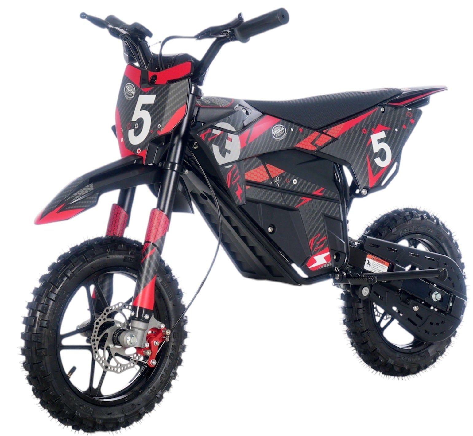 Storm 800W Electric Dirt Bike - Red