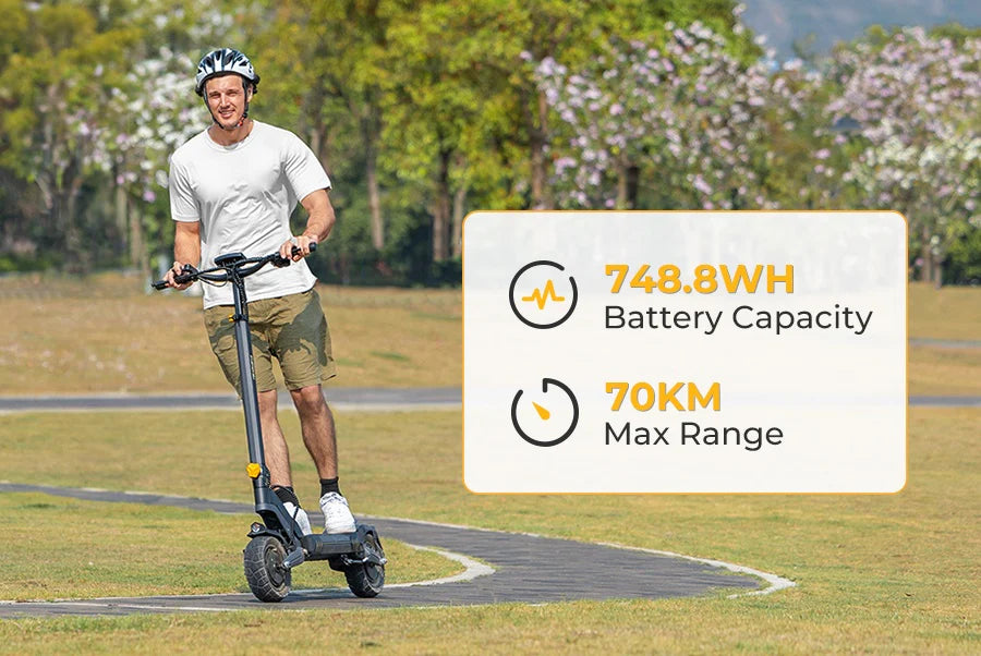 Ausom L2 Dual Motor Electric Scooter 1600W 48V 15AH 14