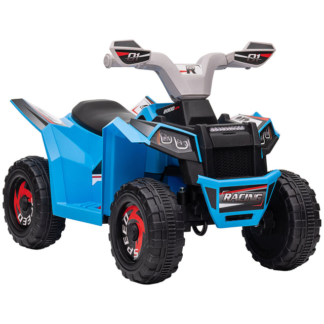 HOMCOM 6V Kids Electric Quad Bike - Blue