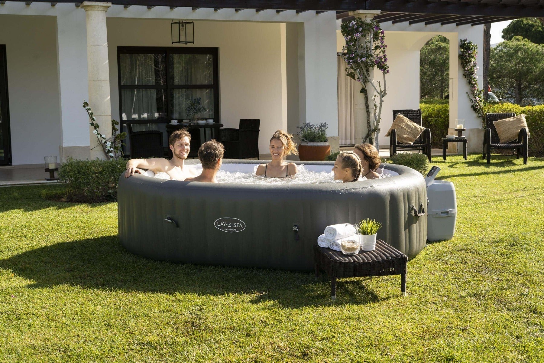 Lay-Z-Spa Mauritius Smart AirJet Hot Tub - official product image 4