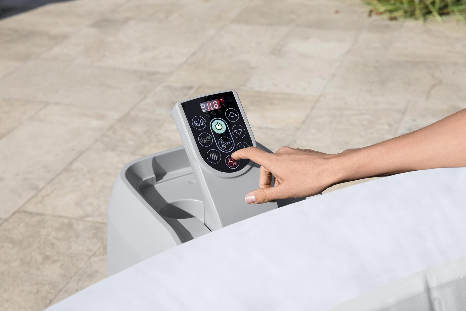 Lay-Z-Spa Paris AirJet pump control panel