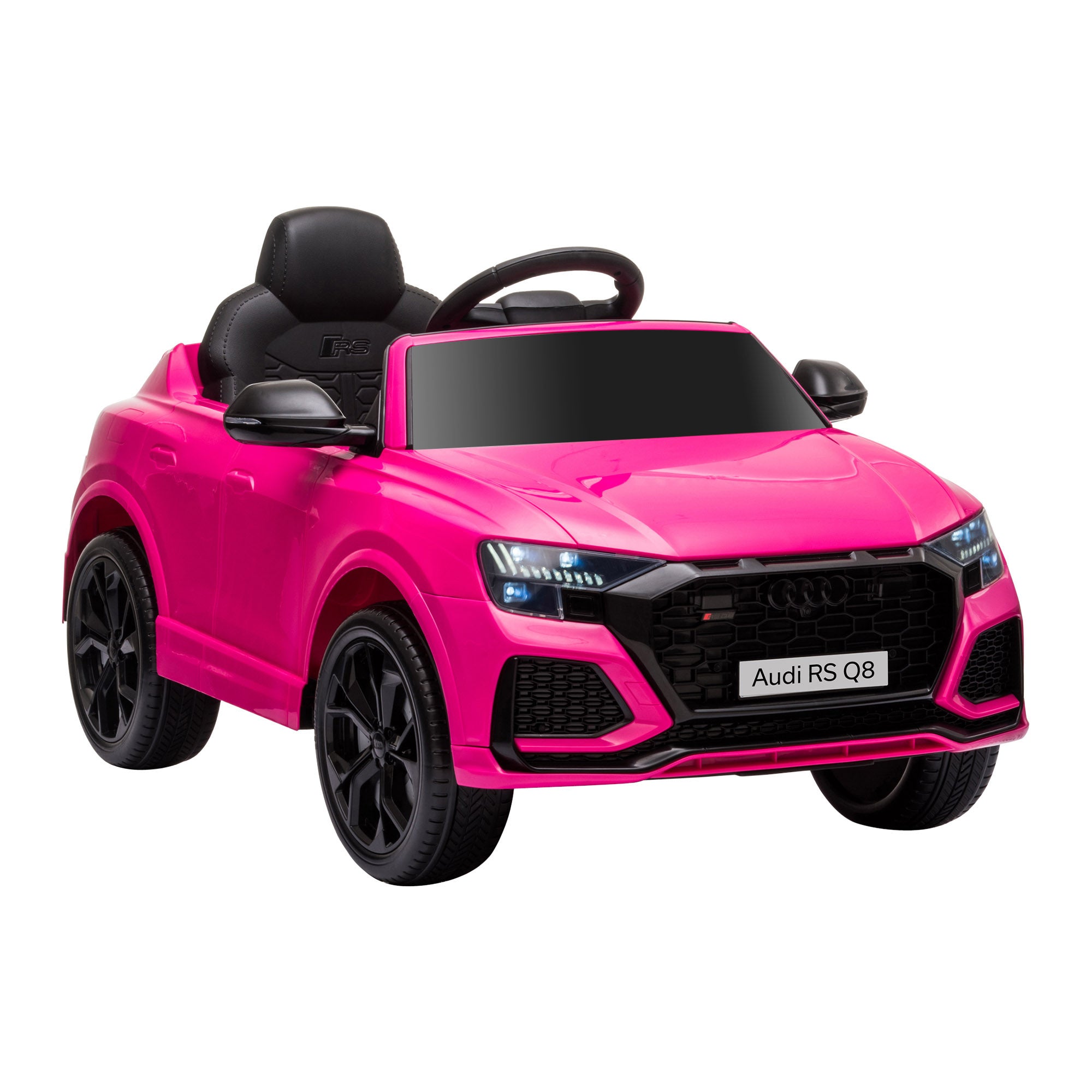 HOMCOM Audi RS Q8 6V Kids Ride-On Car - Pink
