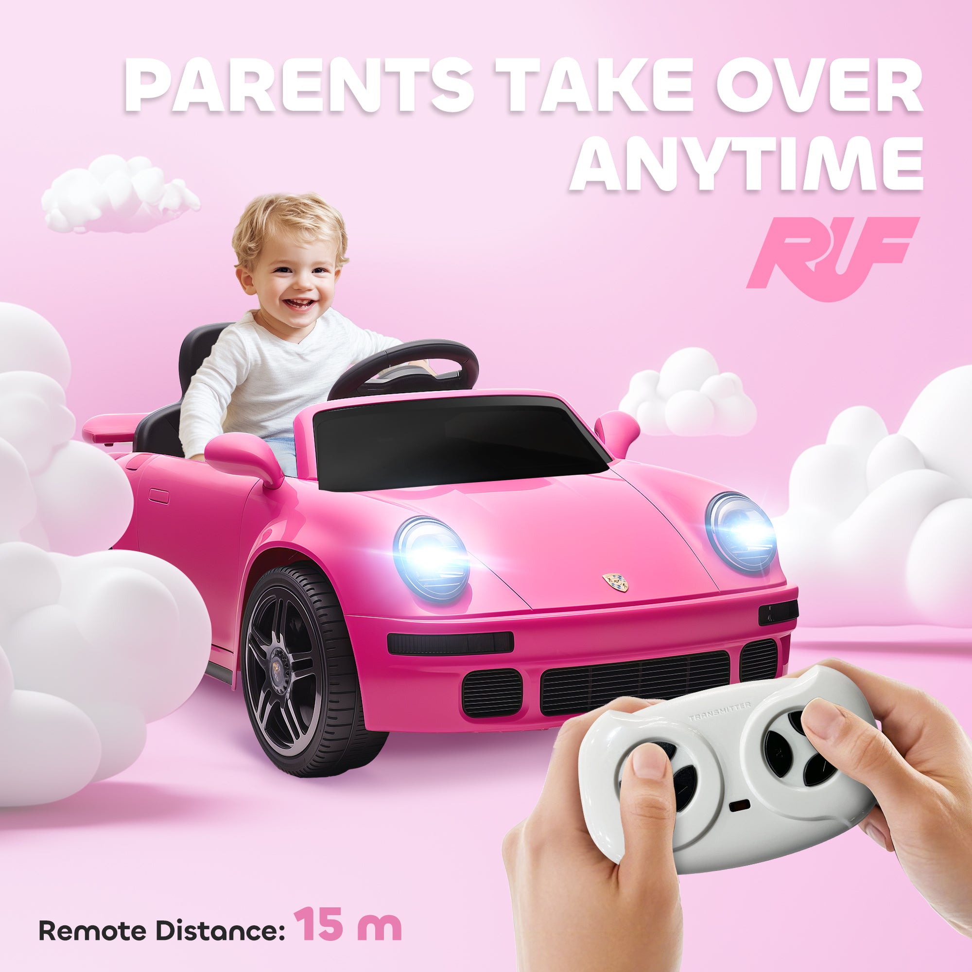 AIYAPLAY RUF CTR Yellowbird Kids Electric Ride-On Car