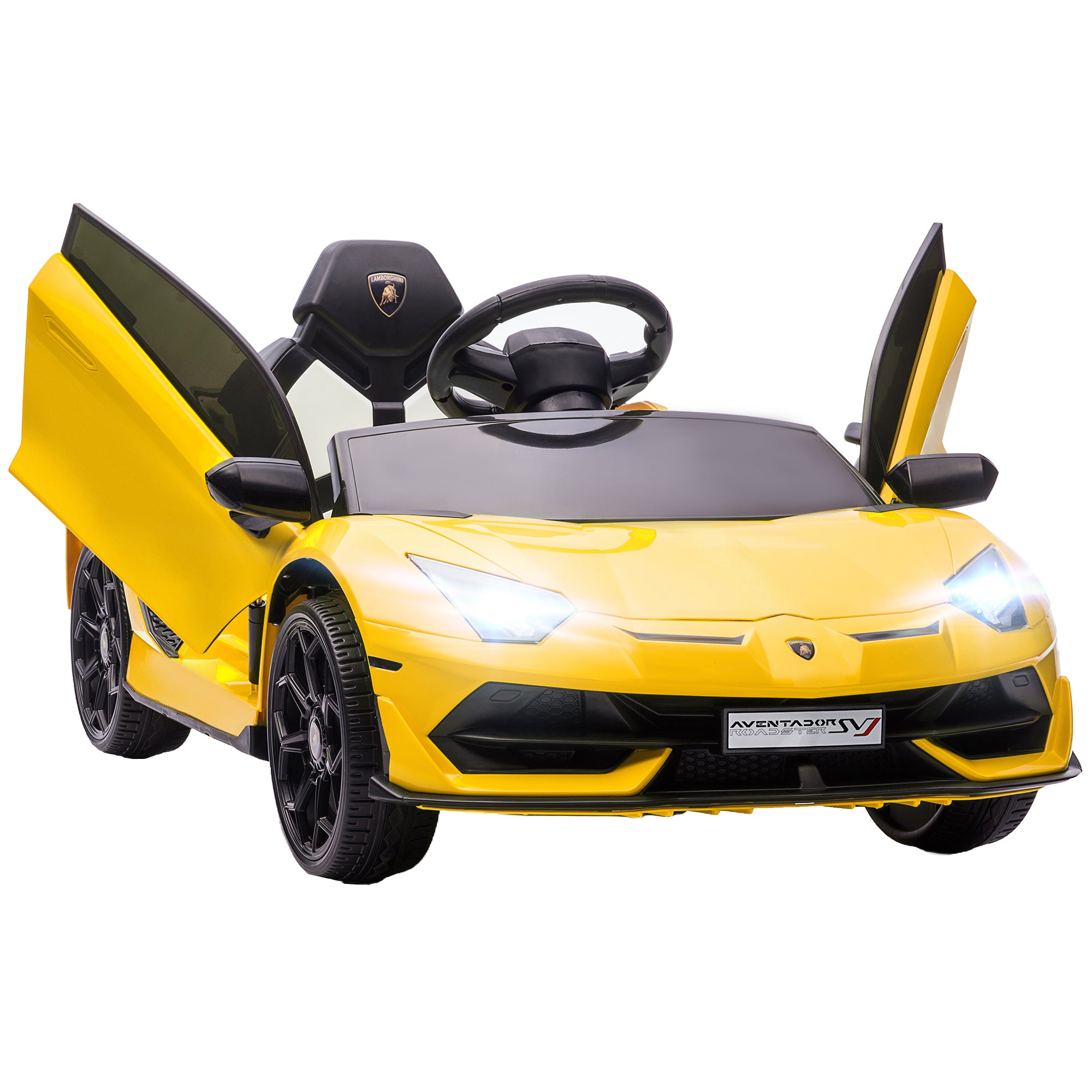 HOMCOM Lamborghini 12V Kids Ride-On Car