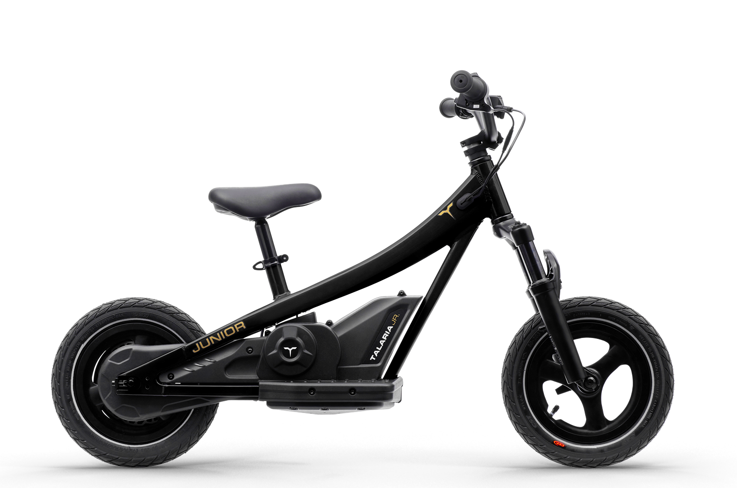 Talaria JR-12 kids electric dirt bike in gloss black
