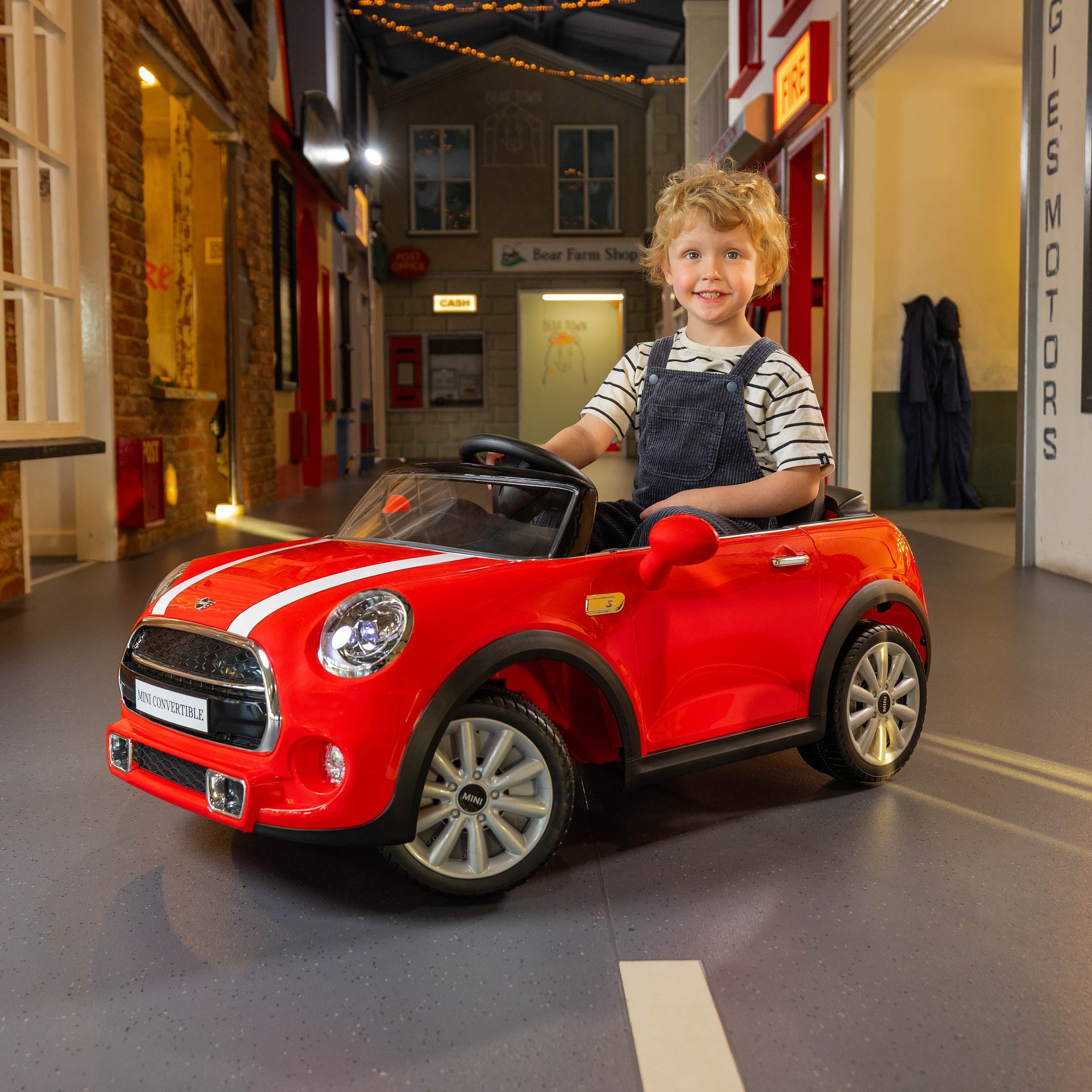 Mini Cooper Convertible Kids Ride On Car