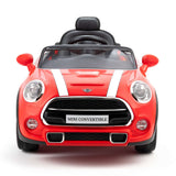 Mini Cooper Convertible Kids Ride On Car