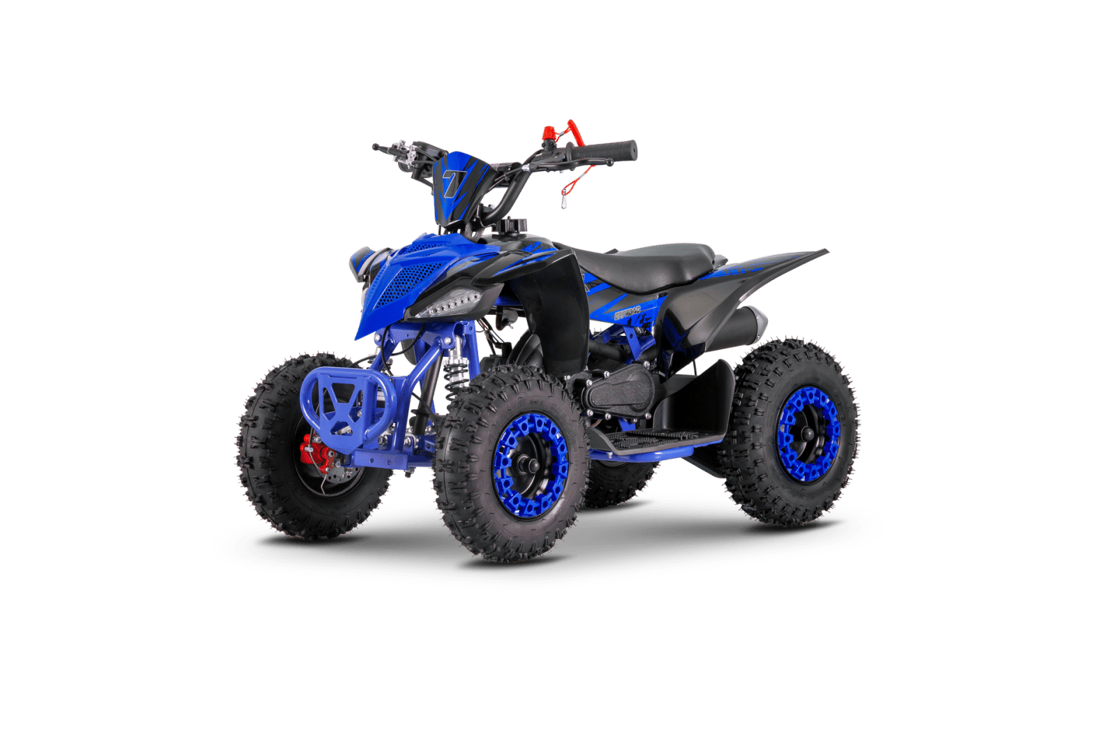 MINI KLF Racer-Pro 50cc Kids Petrol Quad Bike in Blue | Petrol quad bike