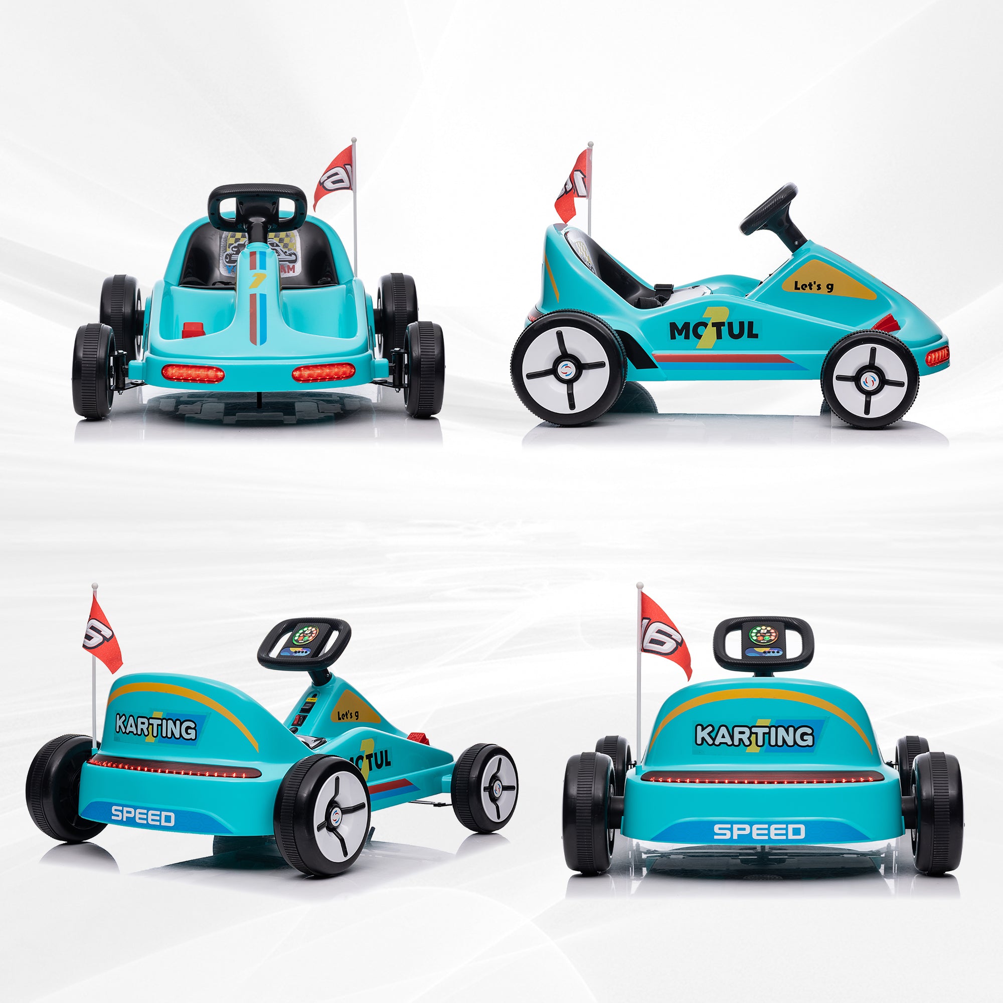AIYAPLAY 6V Kids Electric Go-Kart