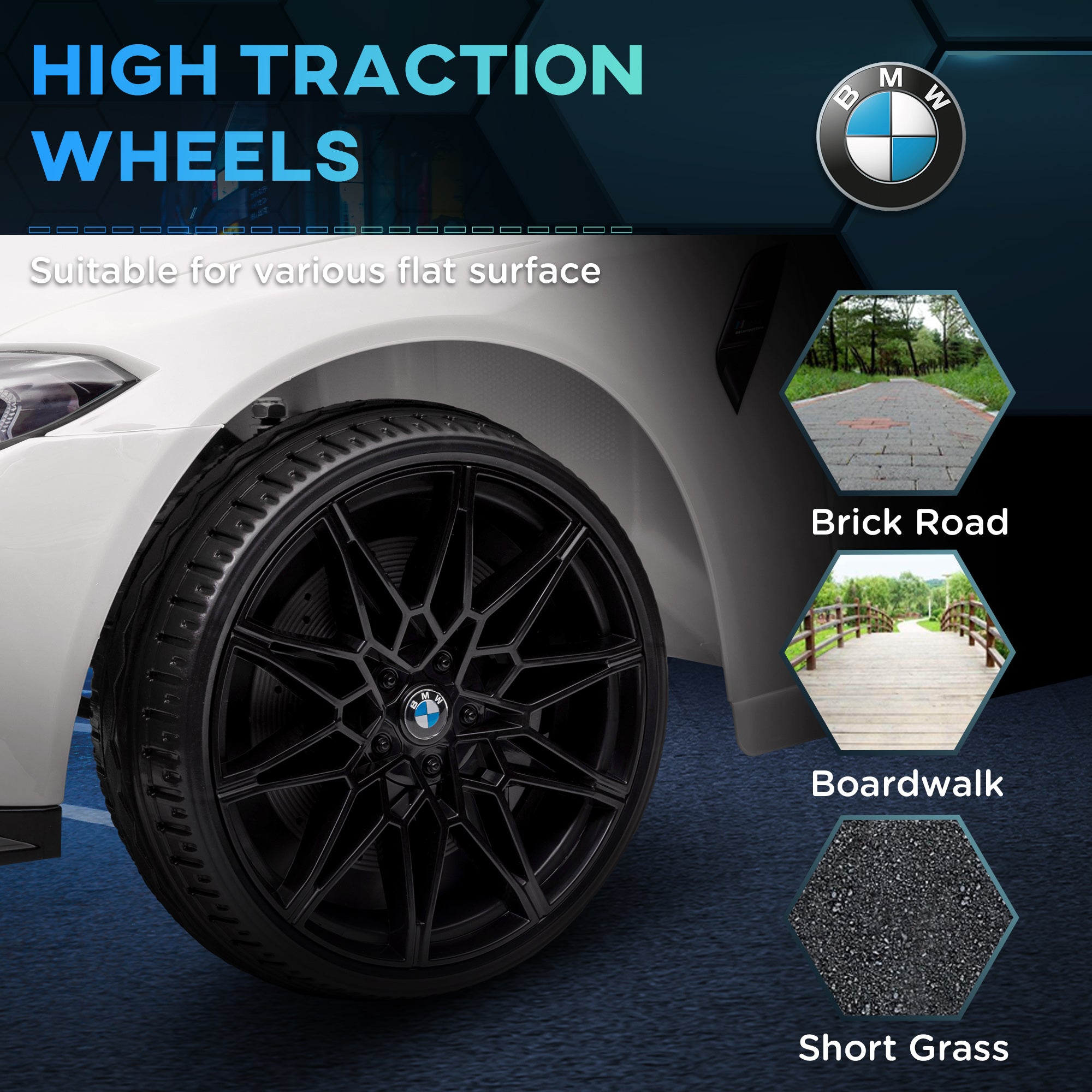 AIYAPLAY BMW 12V Kids Electric Ride-On Car