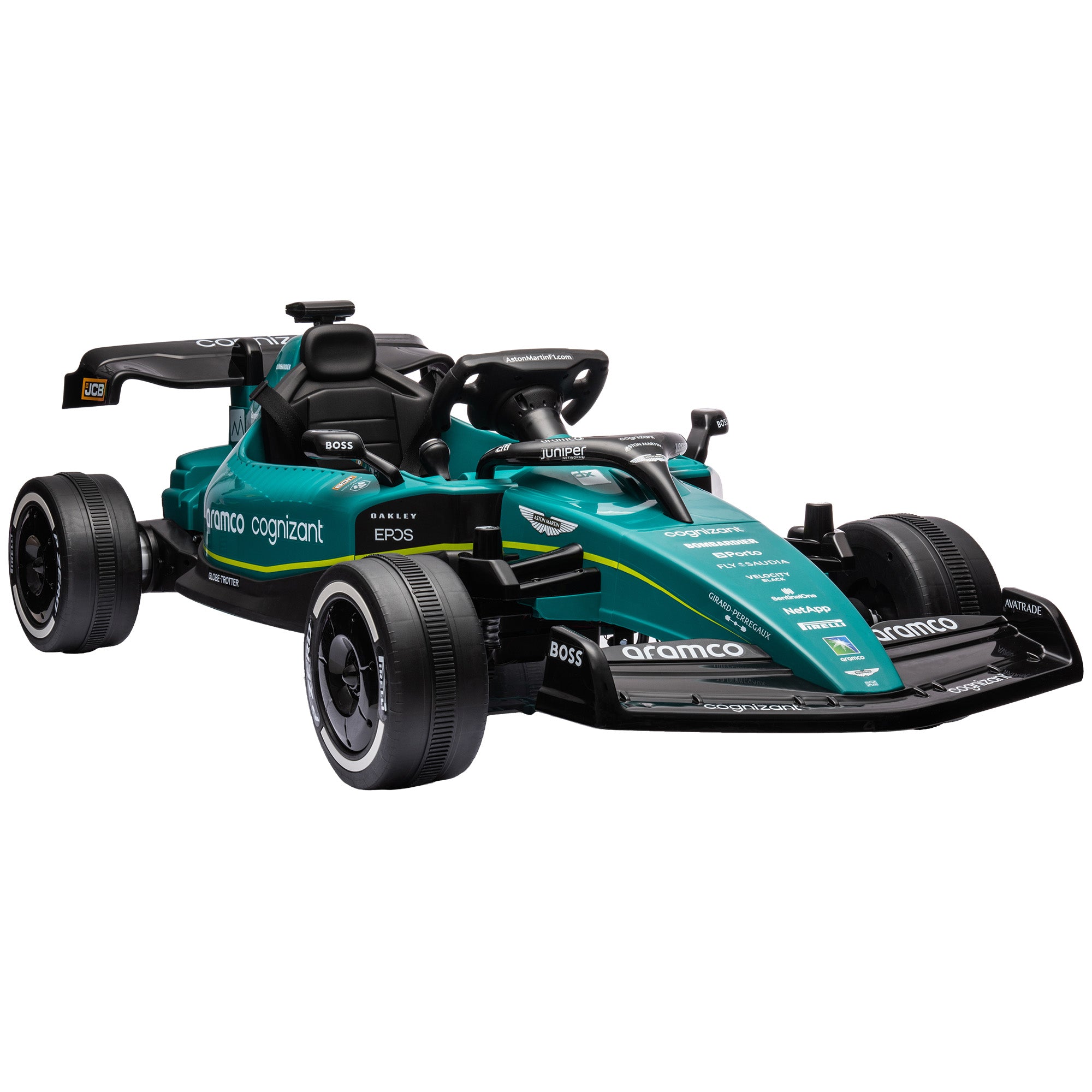 AIYAPLAY Aston Martin 12V Kids Ride-On Racing Kart