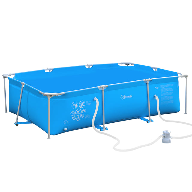 Outsunny Steel Frame Garden Pool