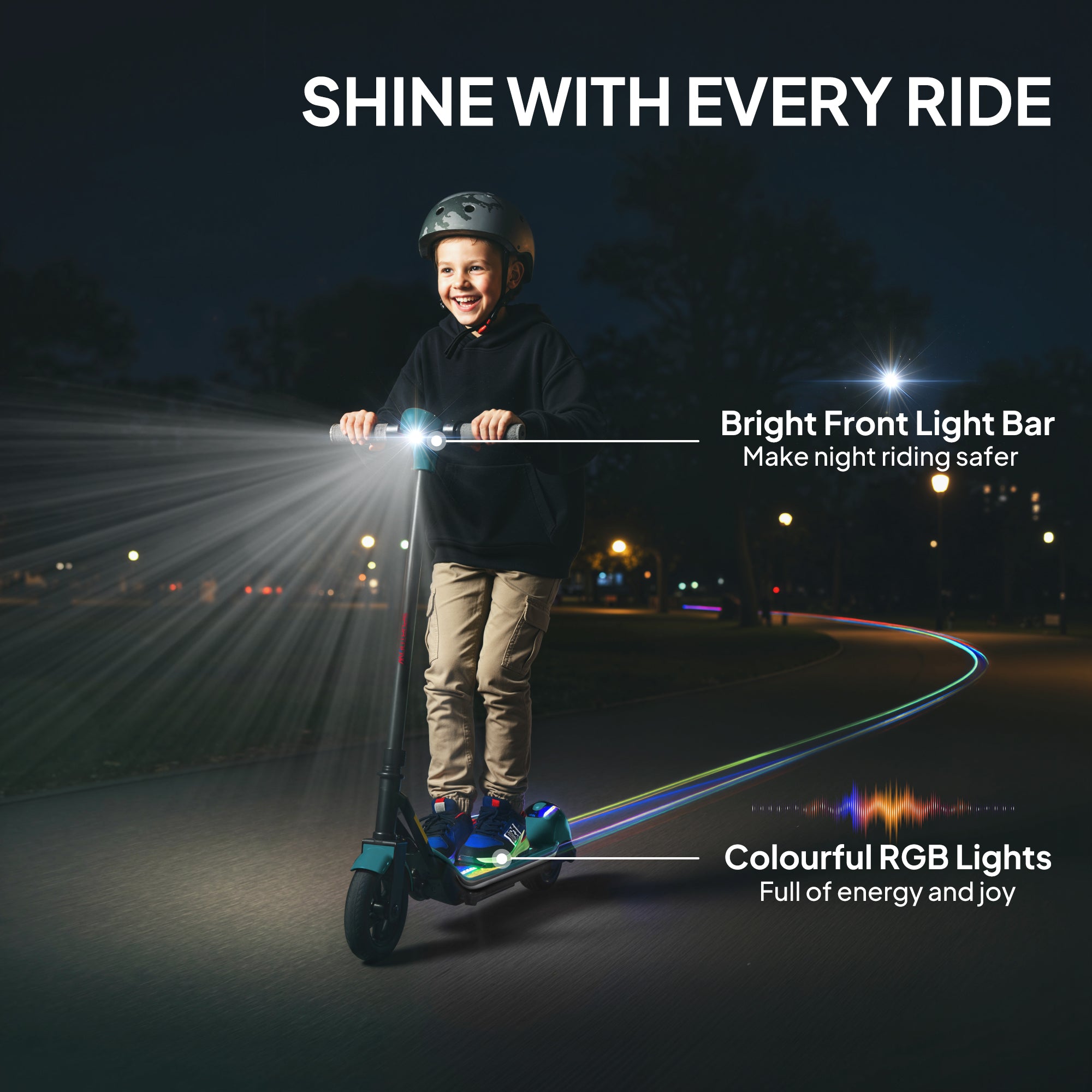 SPORTNOW Kids Electric Scooter with LED Display