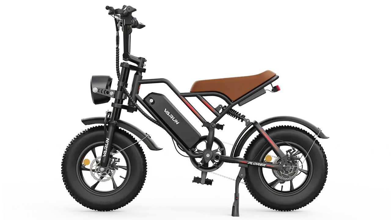 Varun Plorer Electric Bike 16inch Fat-Tire E-Bike with 48V 624Wh Varun