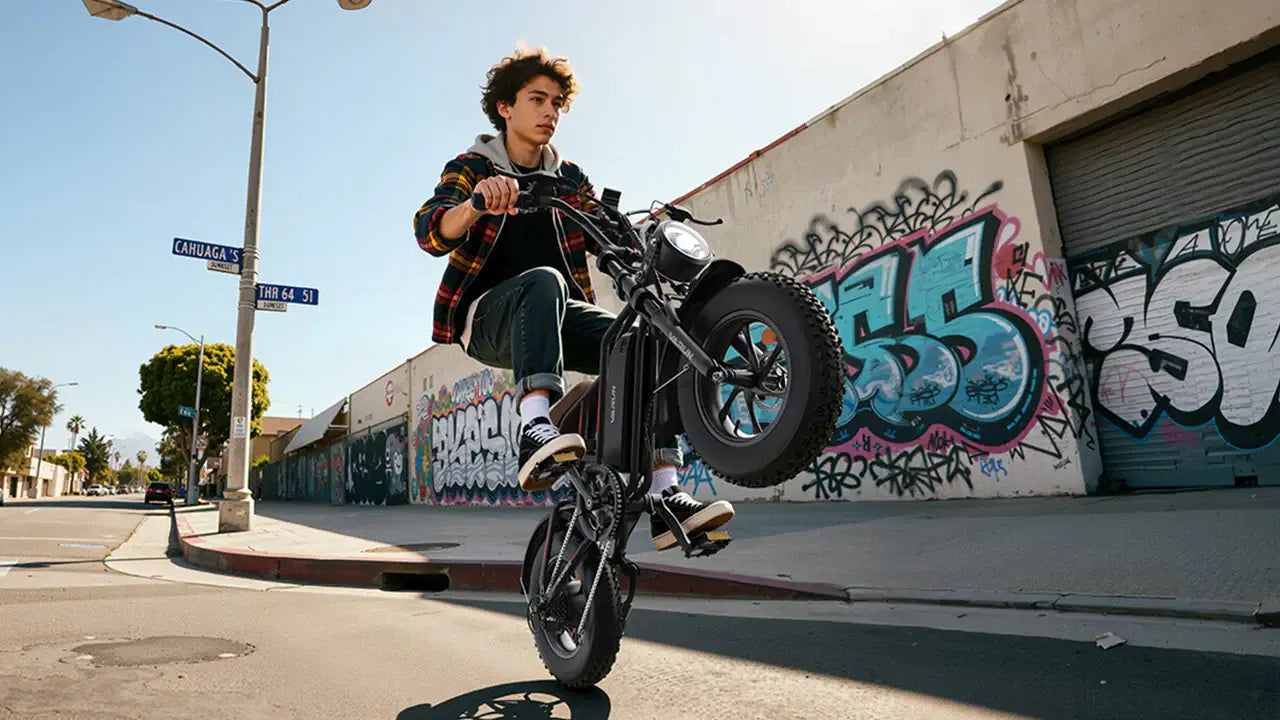 Varun Plorer Electric Bike 16inch Fat-Tire E-Bike with 48V 624Wh Varun