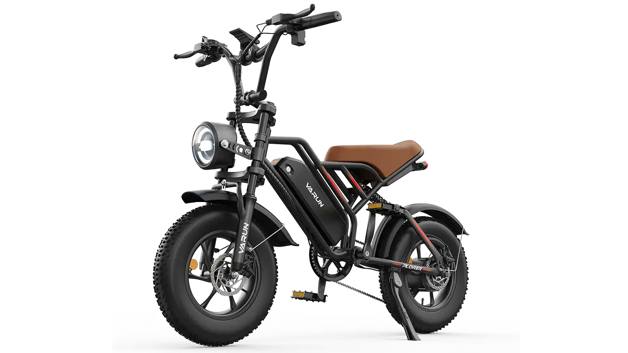 Varun Plorer Electric Bike 16inch Fat-Tire E-Bike with 48V 624Wh Varun