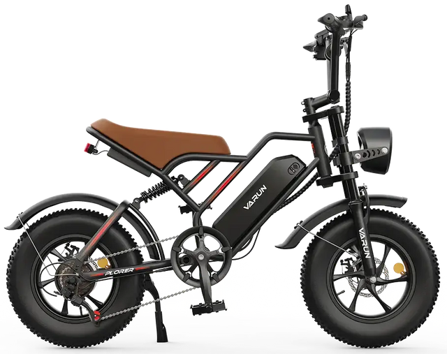 Varun Plorer Electric Bike 16inch Fat-Tire E-Bike with 48V 624Wh Varun