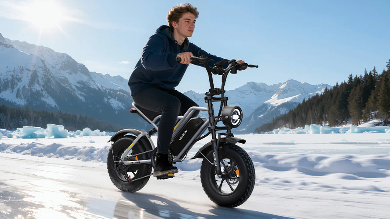 Varun Plorer Electric Bike 16inch Fat-Tire E-Bike with 48V 624Wh Varun