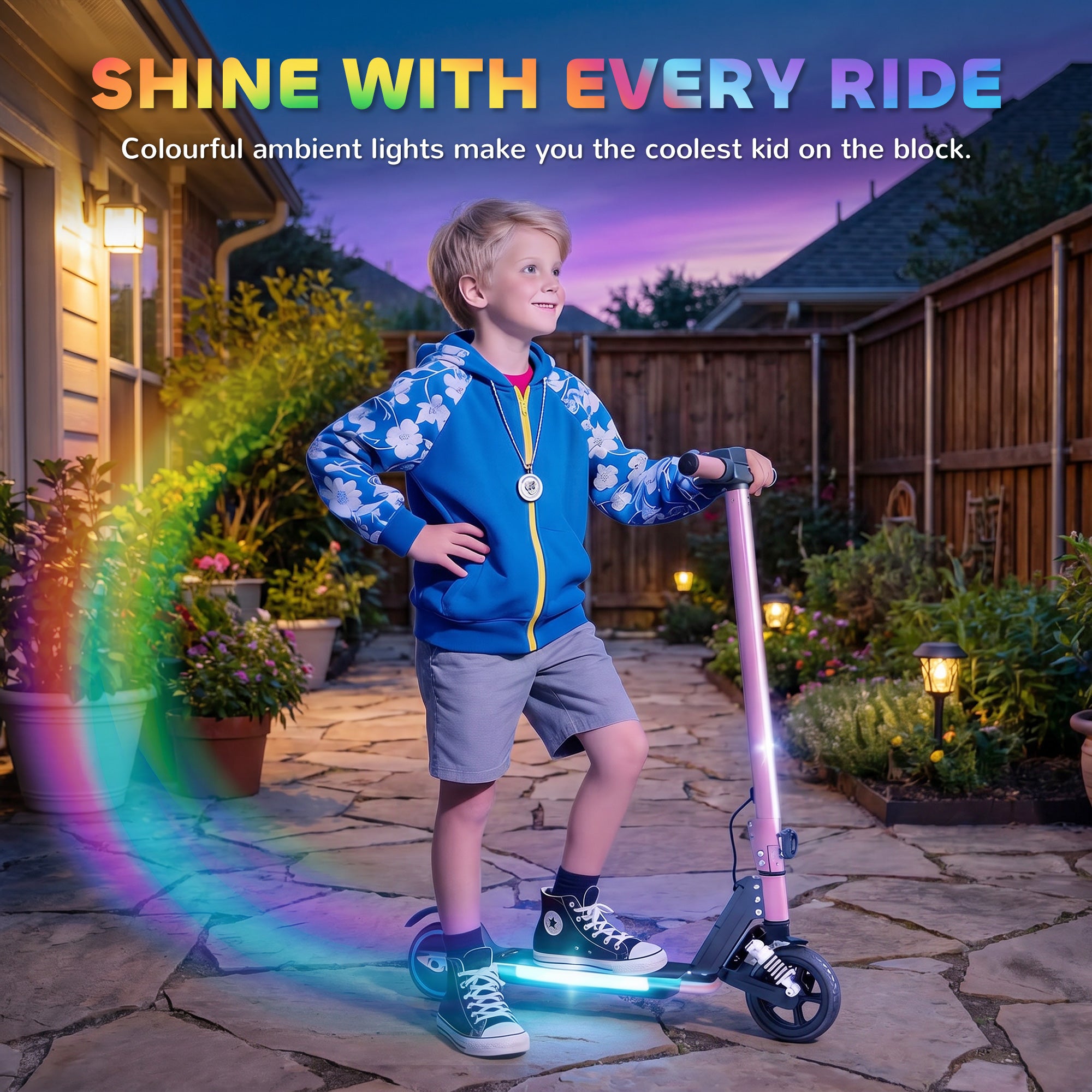 SPORTNOW Kids Electric Scooter with Suspension