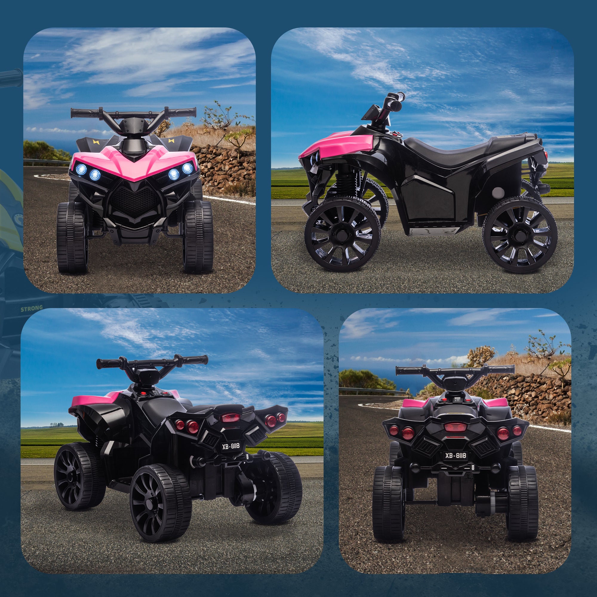 AIYAPLAY 6V Kids Electric ATV Ride-On