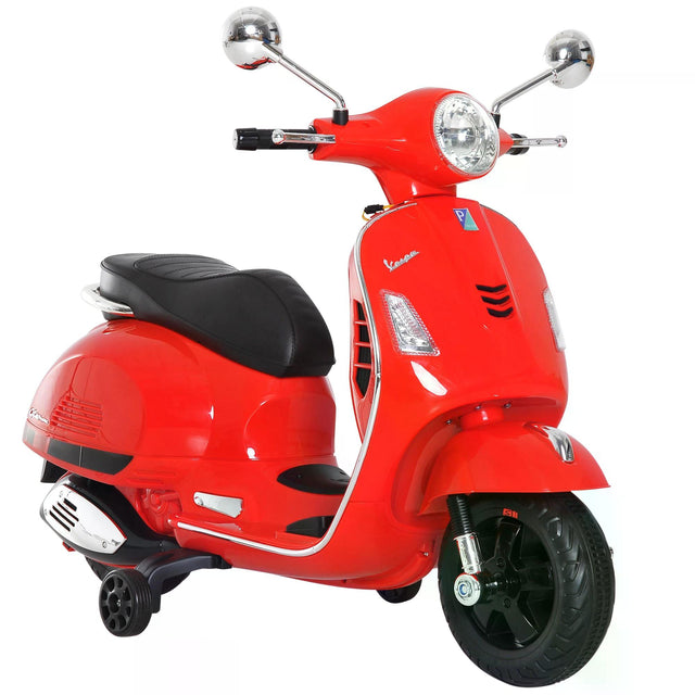 HOMCOM 6V Kids Ride-On Motorbike - Red