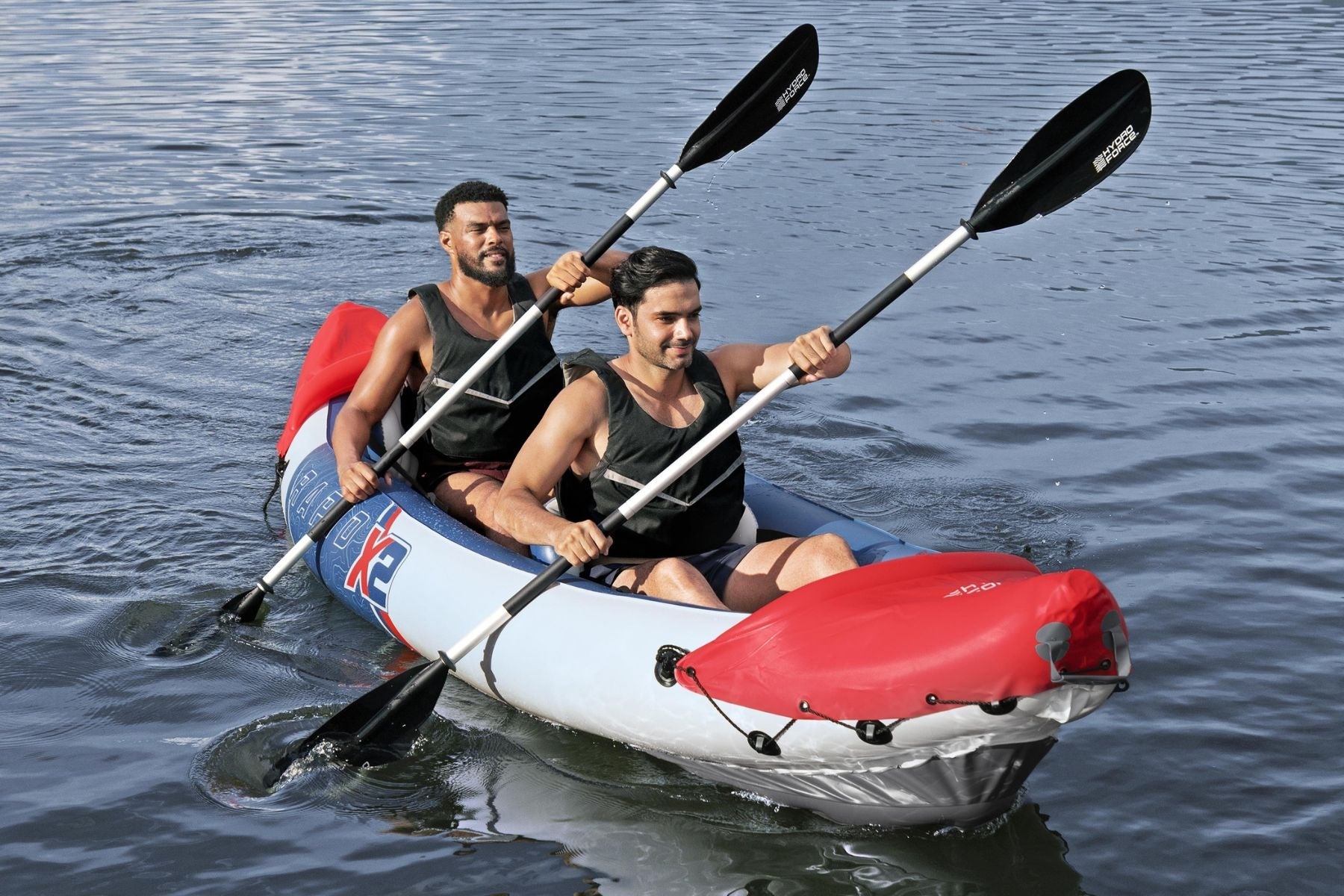 Bestway Hydro-Force Rapid X2 2 Person Inflatable Kayak Set - inflatable kayak lifestyle image