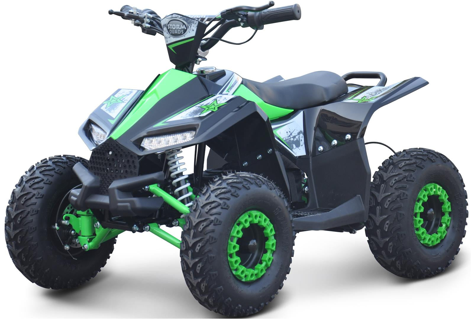 Renegade Ranger 1100W Electric Kids Quad Bike - Green
