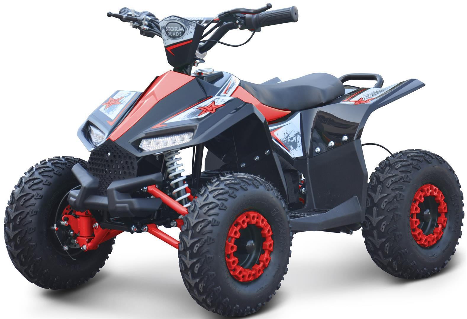 Renegade Ranger 1100W Electric Kids Quad Bike - Red
